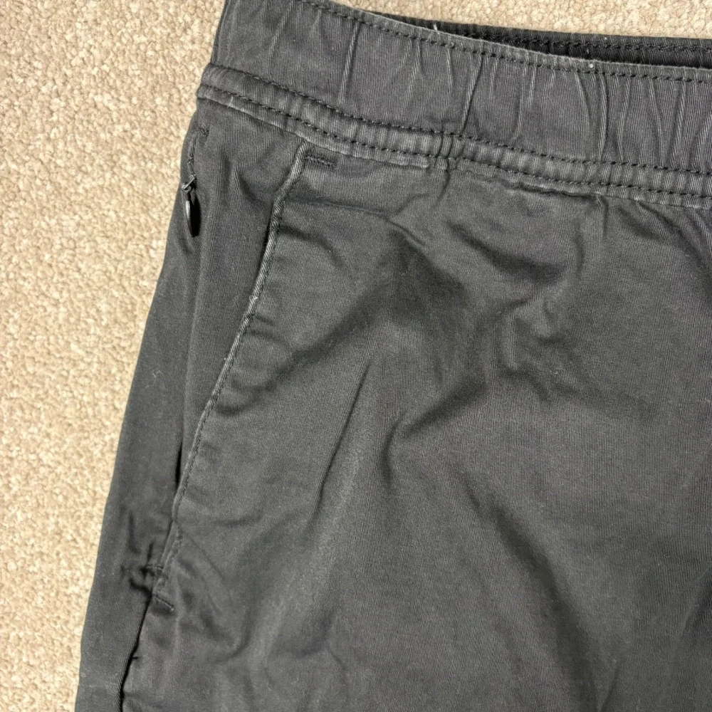 Hollister Advanced Stretch Jogger Pants Mens XLT Black Elastic Waist Tapered